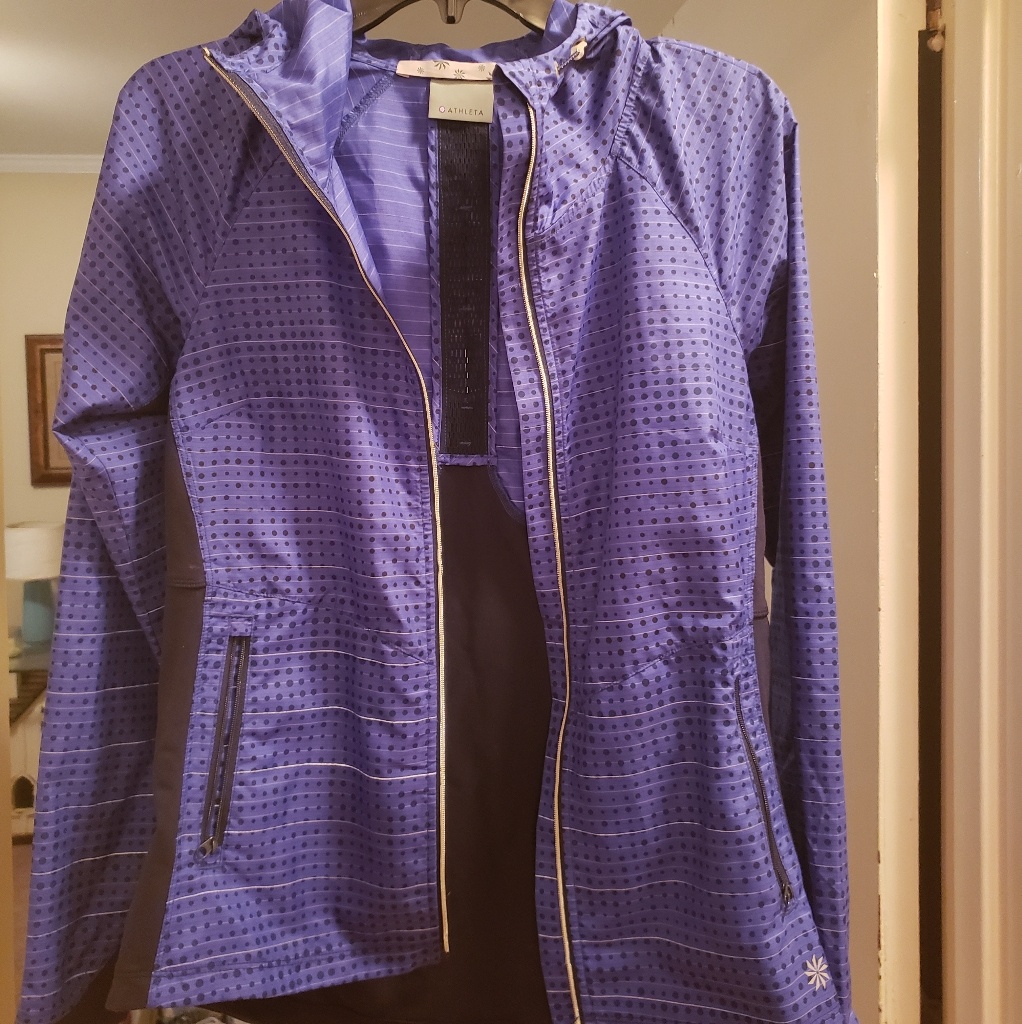 Athleta Reflective Rain Jacket